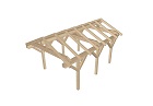 Carport 40-60 3D Thumbnail
