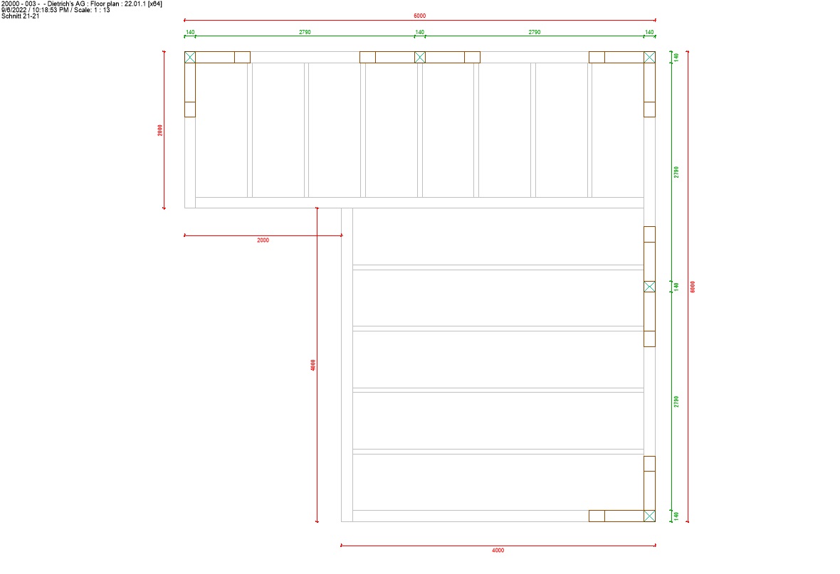 Wooden Pergola 60-60 Ground Floor Plan Lightbox