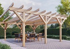 Wooden Pergola 66-56 3D Rendering thumbnail