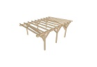 Wooden Pergola 66-56 3D thumbnail
