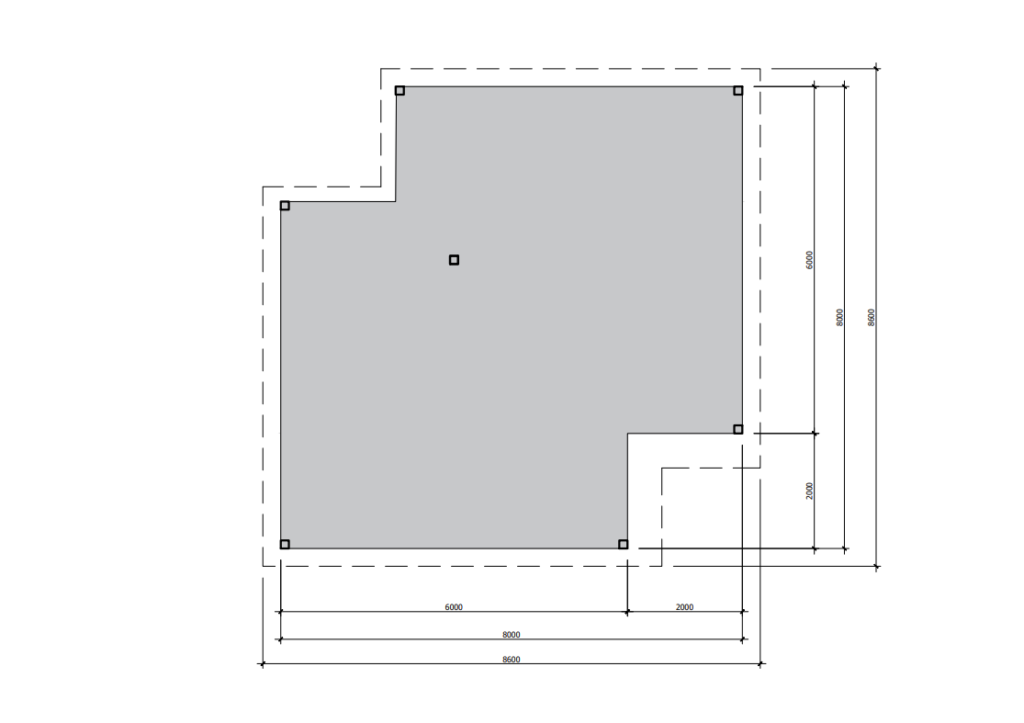 Freestanding Dual Lean-to Pergola Ground View