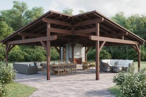 Wooden Pergola 86-86