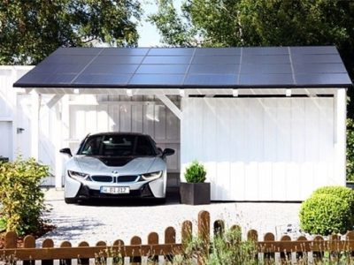 Solar Carport with storage
